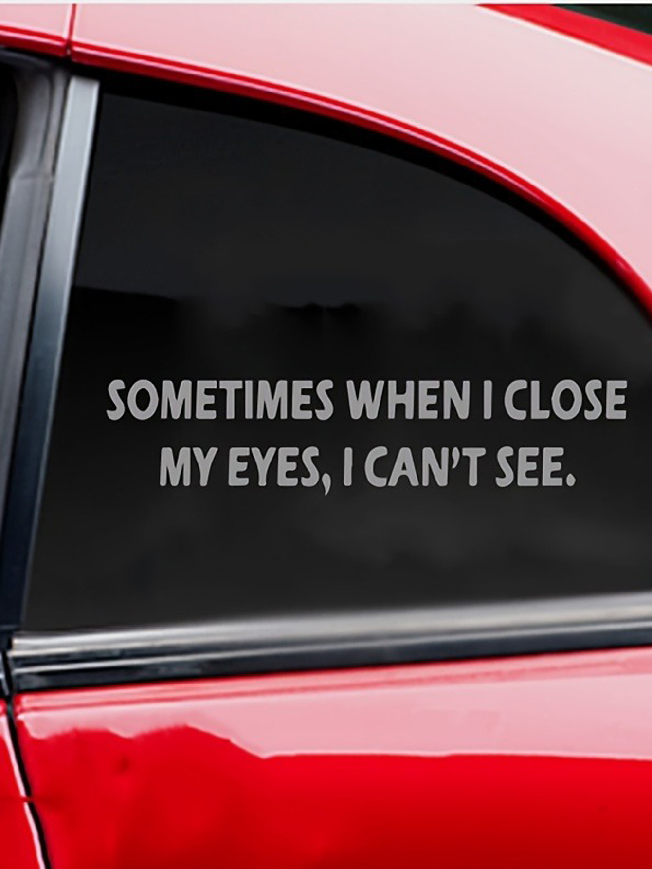 Custom Personalized Car Vinyl Sticker
